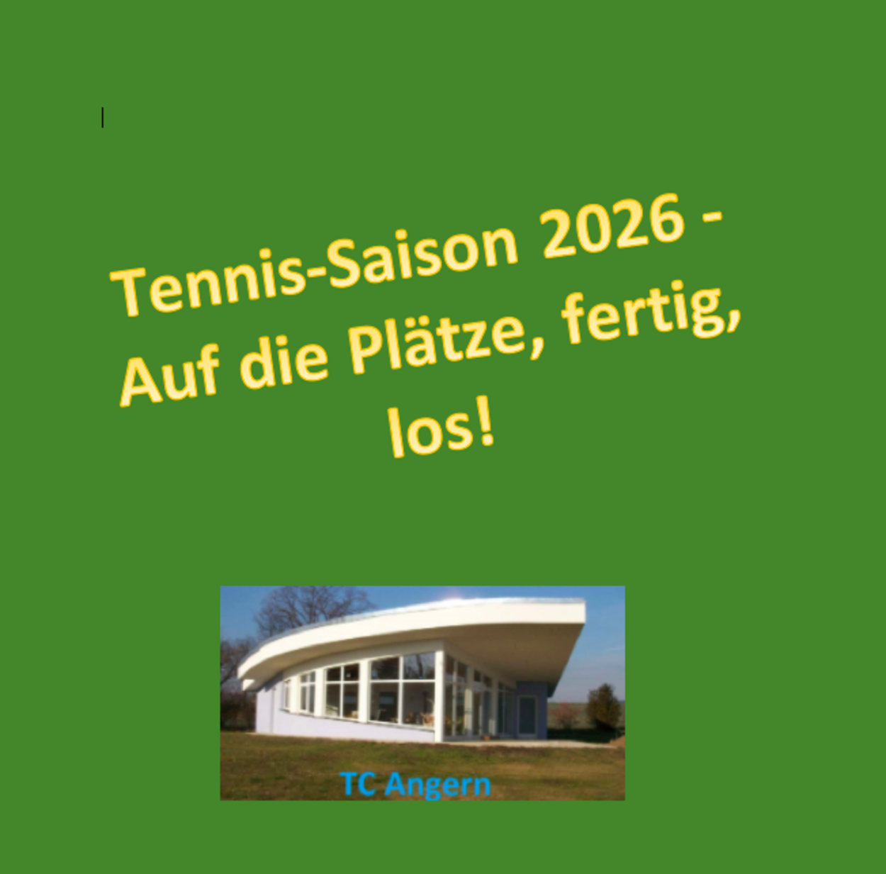 Termine, Termine, Termine! Vorschau 2026!
